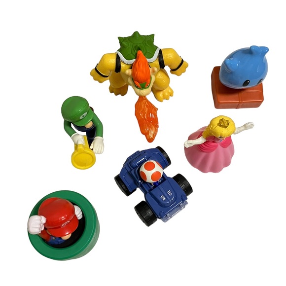 McDonald's Super Mario Bros. Movie Toys Lot of 6 - Picture 3 of 4